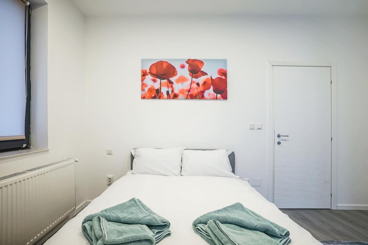Bright Apartments Moments Away From Herastrau Park, Mall And Metro Bukarest Exterior foto